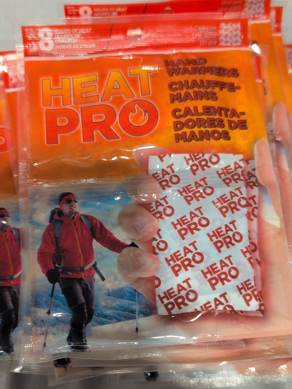 Hand Warmers - Orange - Pack of Single Use Heat Packs